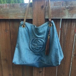 Authentic Gucci Soho shoulders bag.